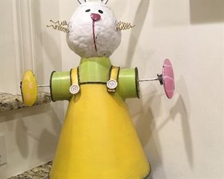 Bunny spring figurine