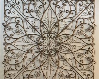 Iron work wall decor (large)