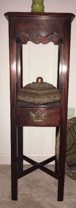 Occasional table with drawer (or used as plant stand)