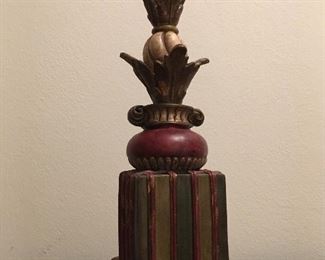 Resin decor/finial