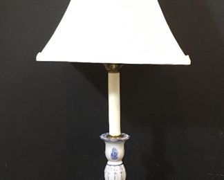 Blue & White table lamp