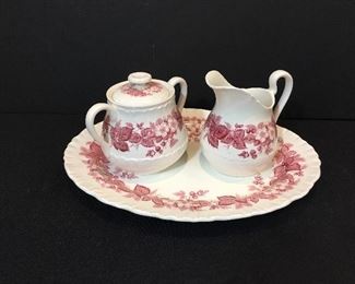 Wedgwood Bramble creamer & sugar