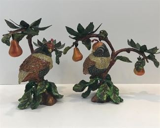 Partridge in a pear tree figurines