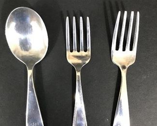 Vintage sterling silver baby utensils