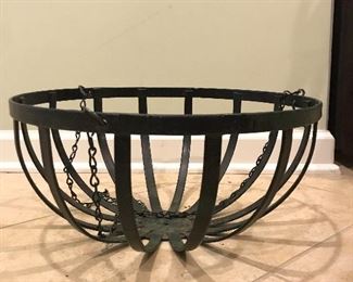 Wrought iron planter