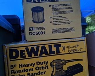 DEWALT 5” Heavy Duty Random Orbit Palm Sander 