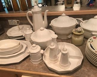 Pfaltzgraft Heritage many pieces 
In addition to serving pieces in pictures there are dinner plates, salad plates, covered soup bowls, cups and sauces 