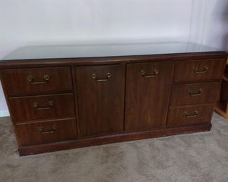 Available for presale, Buffet server/sideboard with glass top $100.00