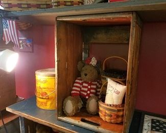 bears, baskets and tins