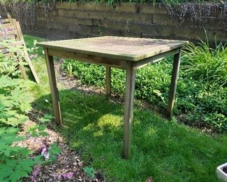 teak table