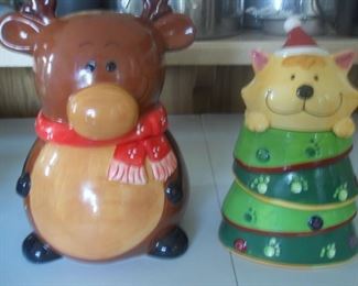 Just a few of the whole cookie jar collection.