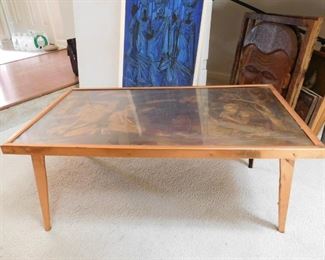 Copper Coffee Table - See Top Detail Photo