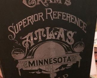 Cram's 1907 Minnesota Railroad Map (book it is from)