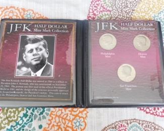 JFK Half dollar Mint Mark collection