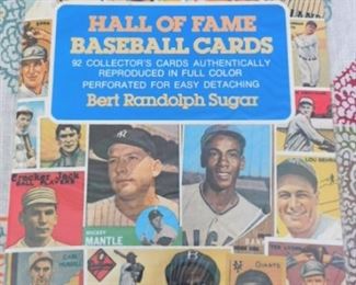 Hall Of Fame Baseball cards 