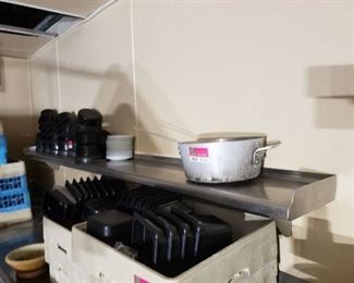 102x12 stainless wall shelf