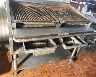 MagiKitch'n 48 inch charbroiled on stand