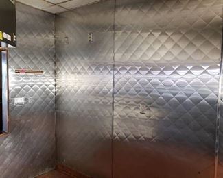 Stainless diamond plate wall panels