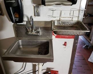 stainless hand sink
