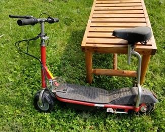Vintage electric Battery Powered scooter