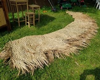 Straw Thatching for Tiki Bar 40 feet, new in box!!