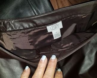Lined Leather Pants...excellent condition!