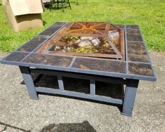 Slate Top Fire Pit