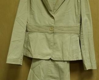 Donna Koran Vintage Safari Jacket and slacks