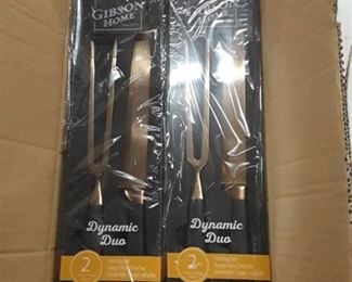 6 Gibson Home Dynamic Duo Carving Sets