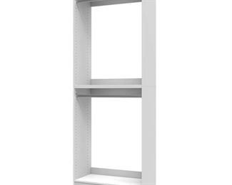 30 in. x 84 in. x 15 in. Ready to Assemble Utility Tower Cabinet in Polar White