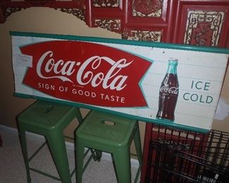 Coca-Cola antique sign