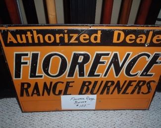 Florence Range Burners sign