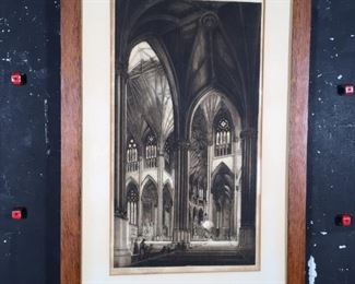 1917 Etching appraised at over $10,000.00