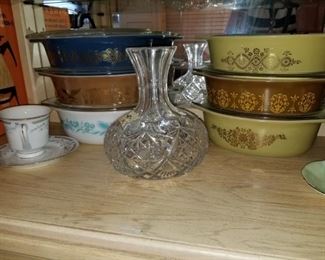 Vintage pyrex casseroles