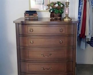 Twin bedroom set w/ bed stand, dresser, and dresser w/ mirror