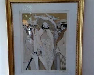 Isaac Maimon Titled: Three Doves serigraph signed & numbered (223/275)