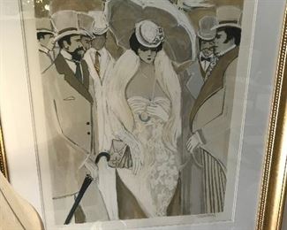 Isaac Maimon Titled: Three Doves serigraph signed & numbered (223/275)