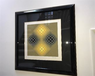 Victor Vasarely Titled "Olla" signed & numbered in pencil