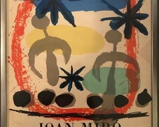 Poster advertising Miro exhibition