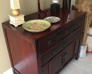 Asian Ming style cabinet. Stunning!