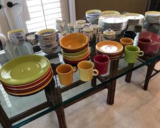 Fiesta ware and Quimper Faience
