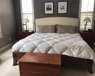King size headboard and frame