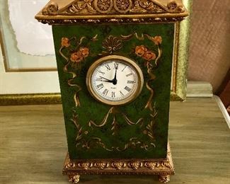 Wooden 12" Desk Clock 