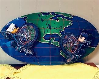 Donald Duck and Mickey Mouse 