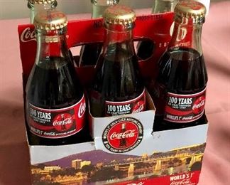 c.1996 "COCA-COLA 100 Years in Chattanooga," 6-Pack in original box