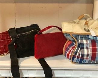 Retro / Vintage Purses, Genuine Leather & Suede 
