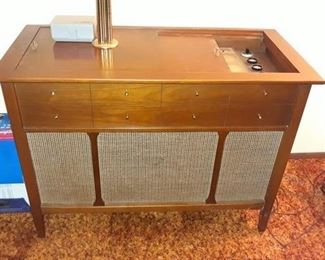 Mid-Century Record Console