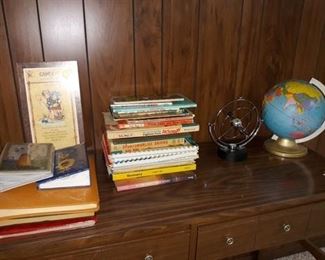 Vintage Children's Books, Desktop Globe, and More