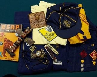 Vintage Cub Scout Uniforms and Collectibles