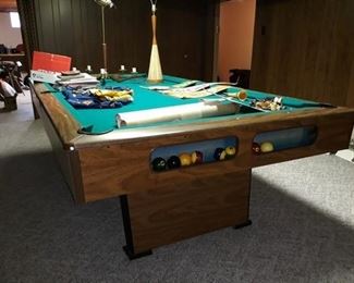 Pool Table with Balls
